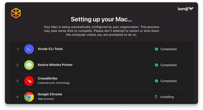 Setting up your Mac screen