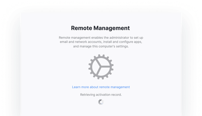 remote management screenshot