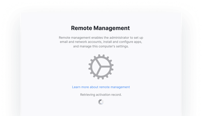 remote management screenshot